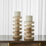 Uttermost Black Label Emora Pillar Candle Holders - Set of 2