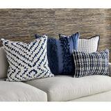 Uttermost Black Label Having a Ball Cushion - Blueberry