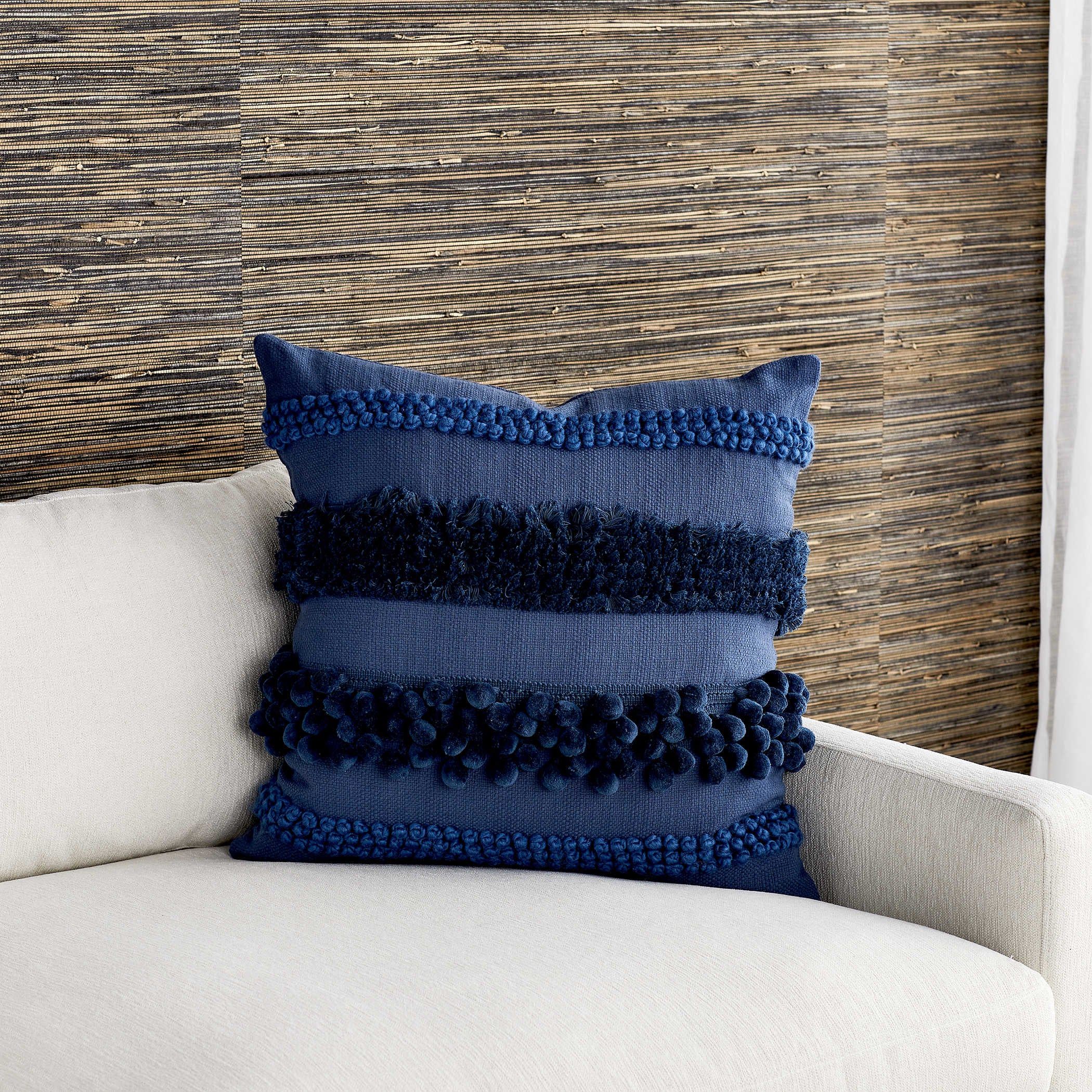 Uttermost Black Label Having a Ball Cushion - Blueberry