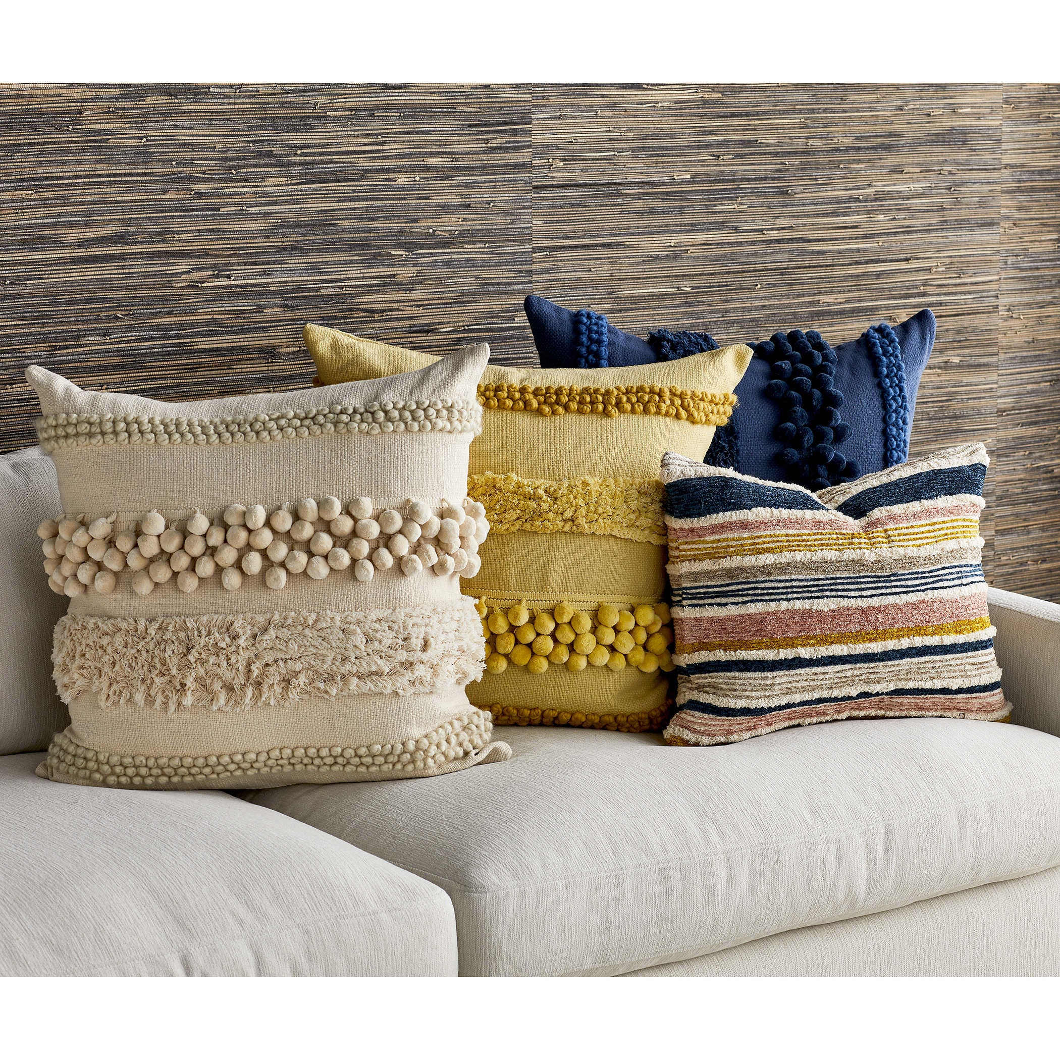Uttermost Black Label Having a Ball Cushion - Meringue