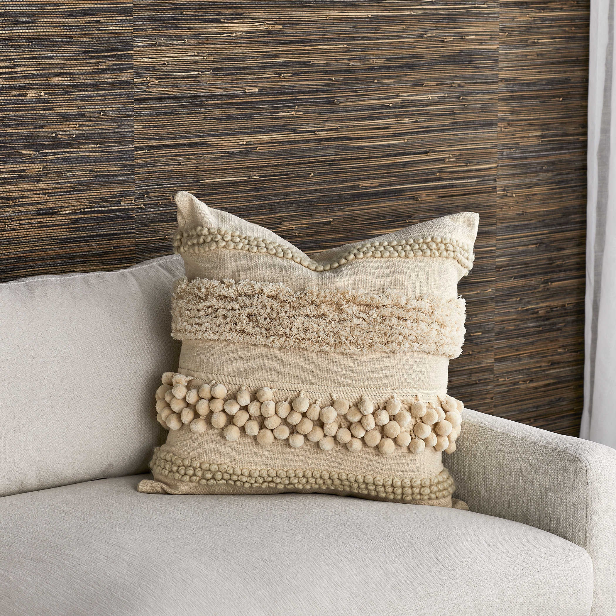 Uttermost Black Label Having a Ball Cushion - Meringue