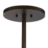 Uttermost Black Label Seeded Shield 8 Light Chandelier - Champagne