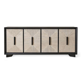 Uttermost Black Label Show Me The Ropes 4 Door Cabinet