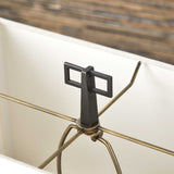 Uttermost Black Label Spire Buffet Lamp - Rustic Gray Stone & bronze