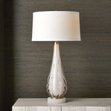 Uttermost Black Label Venezia Table Lamp – White