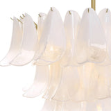 Uttermost Black Label White Lotus 10 Light Pendant