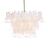 Uttermost Black Label White Lotus 10 Light Pendant