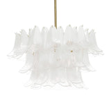 Uttermost Black Label White Lotus 10 Light Pendant