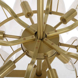 Uttermost Black Label White Lotus 10 Light Pendant