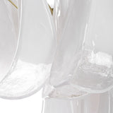 Uttermost Black Label White Lotus 10 Light Pendant