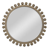 Uttermost Brianza Round Mirror – Natural – Small
