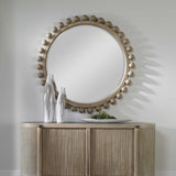Uttermost Brianza Round Mirror – Natural – Small