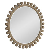 Uttermost Brianza Round Mirror – Natural – Small