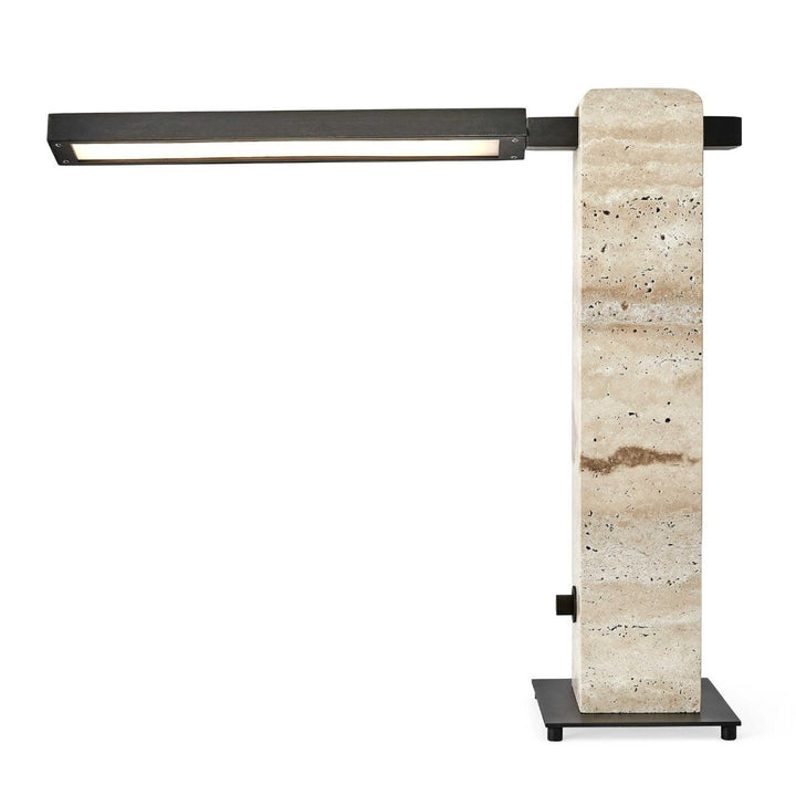 Uttermost Director LED Table Lamp – Travertine