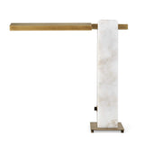 Uttermost Director LED Table Lamp – White Marble