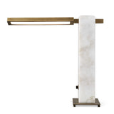 Uttermost Director LED Table Lamp – White Marble