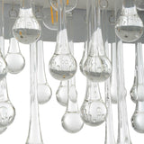 Uttermost Downpour Brass & Glass Droplet Pendant