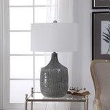 Uttermost Felipe Table Lamp – Distressed Grey-Blue