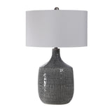 Uttermost Felipe Table Lamp – Distressed Grey-Blue
