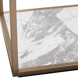 Uttermost Floating Plane Etagere – Marble & Brass