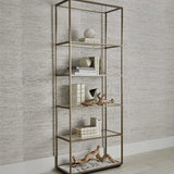 Uttermost Floating Plane Etagere – Marble & Brass