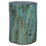 Uttermost Habitat Accent Stool/Table – Blue