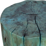 Uttermost Habitat Accent Stool/Table – Blue