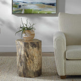 Uttermost Habitat Accent Stool/Table – Natural