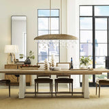 Uttermost Hewn Trestle Extension Dining Table