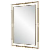 Uttermost It's All Connected Rectangular Brass Mirror