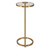 Uttermost Black Label Jewel Pull Up Accent Table – Round