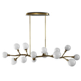 Uttermost Meandering 14 Light Pendant – Brass