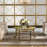 Uttermost Rhea Nested Coffee Tables – Antiqued Gold Leaf