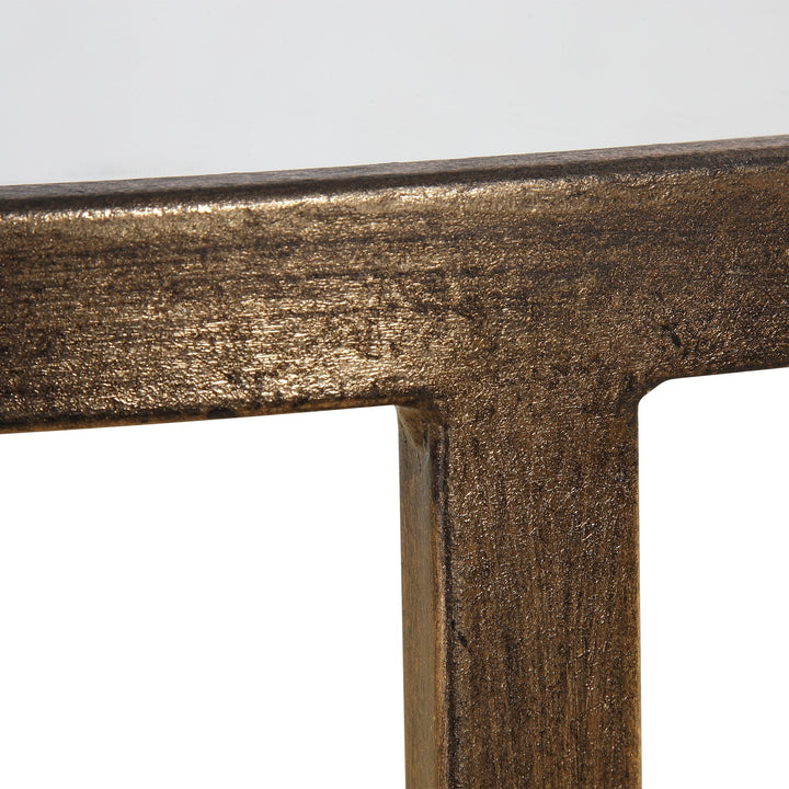 Uttermost Rhea Nested Coffee Tables – Antiqued Gold Leaf