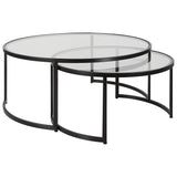 Uttermost Rhea Nested Coffee Tables – Black