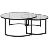 Uttermost Rhea Nested Coffee Tables – Black