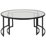 Uttermost Rhea Nested Coffee Tables – Black