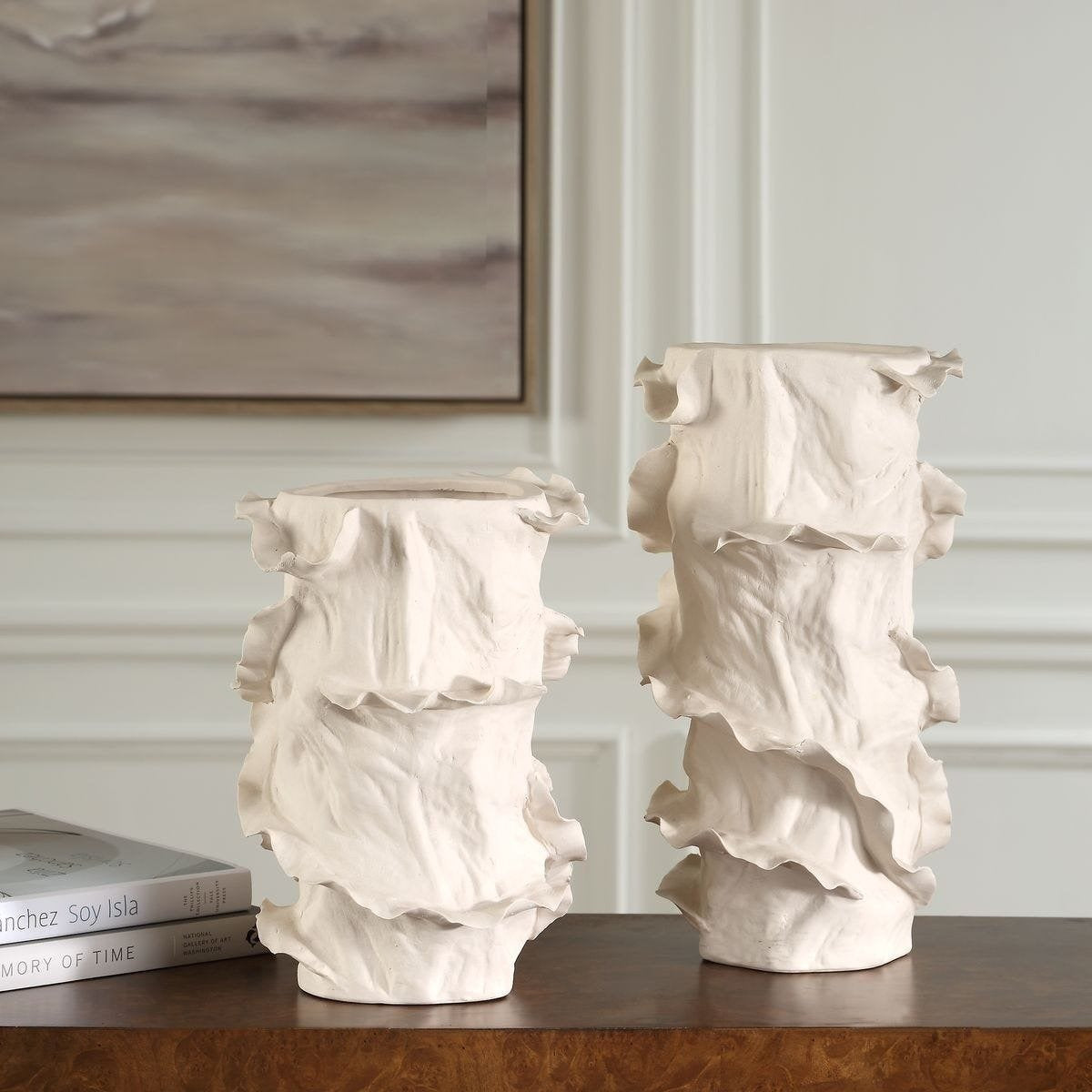 Uttermost Ripple Vase Uttermost Ripple Crest Vase – Set of 2 – Shropshire Design