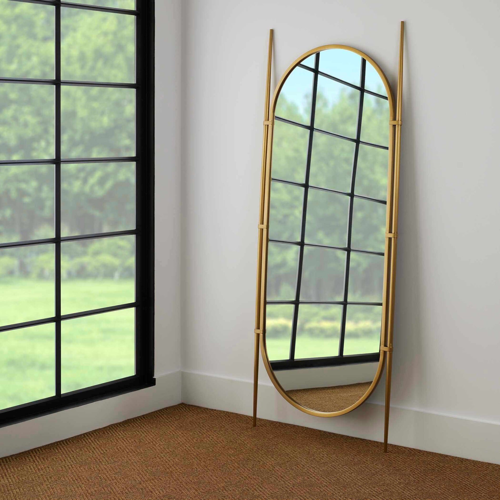 Uttermost Stick to It Floor Mirror