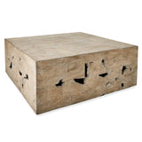 Uttermost Teak Tac Toe Coffee Table – Light