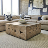 Uttermost Teak Tac Toe Coffee Table – Light