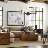 Uttermost Teak Tac Toe Side Table – Caramel