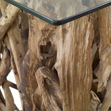 Uttermost Teak Wood Console Table