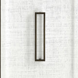 Uttermost White Linen 3 Door Cabinet