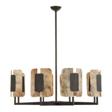 Uttermost Black Label Open Book 8 Light Chandelier