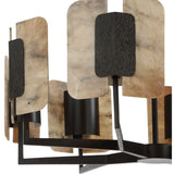 Uttermost Black Label Open Book 8 Light Chandelier