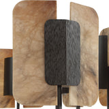 Uttermost Black Label Open Book 8 Light Chandelier