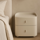Tommy Franks Vertu Bedside Table – Matte Beige