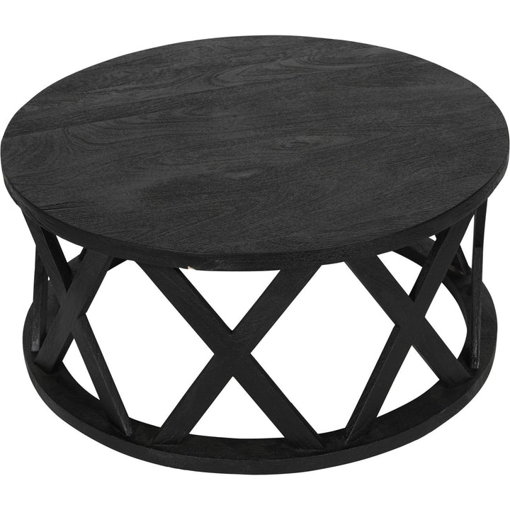 Libra Interiors Cali Coffee Table – Black Mango Wood