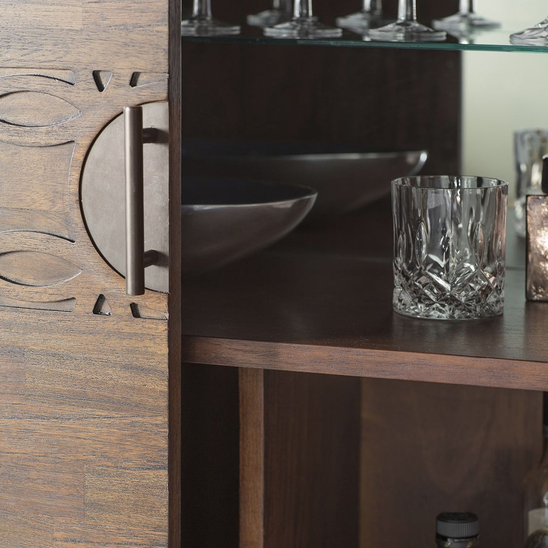 Varun Bar Cabinet – Brown